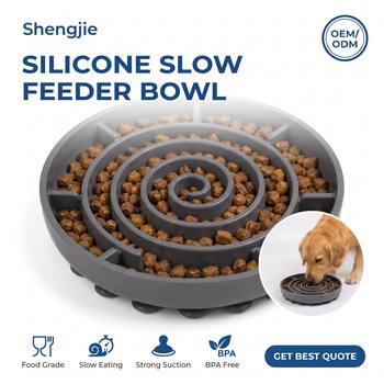 Eco Friendly Slow Feeder Dog Bowl Non Slip