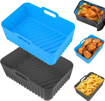 Food Grade Silicone Rectangular Air Fryer Liner
