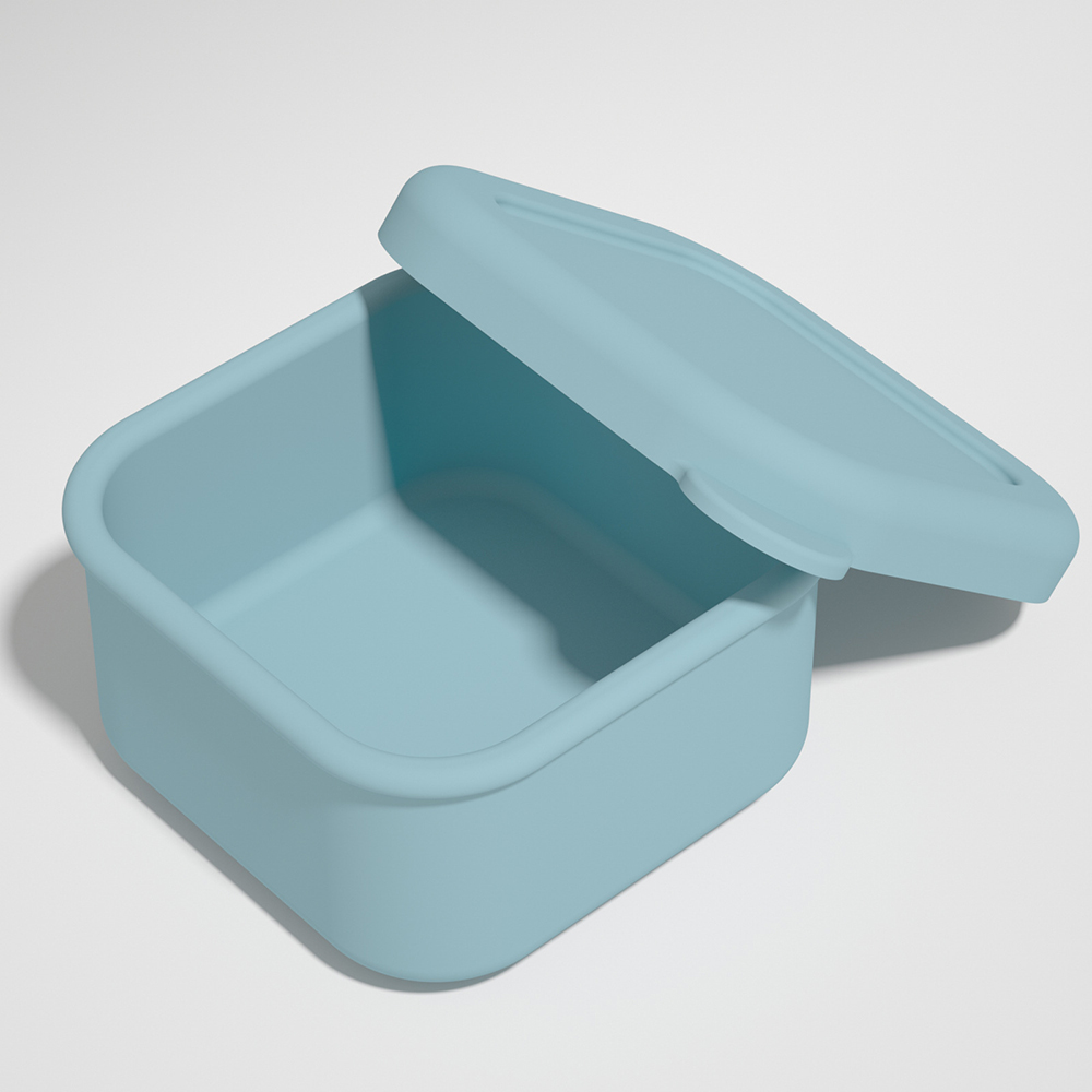 Reusable Leak Proof Silicone Food Storage Container with Lid